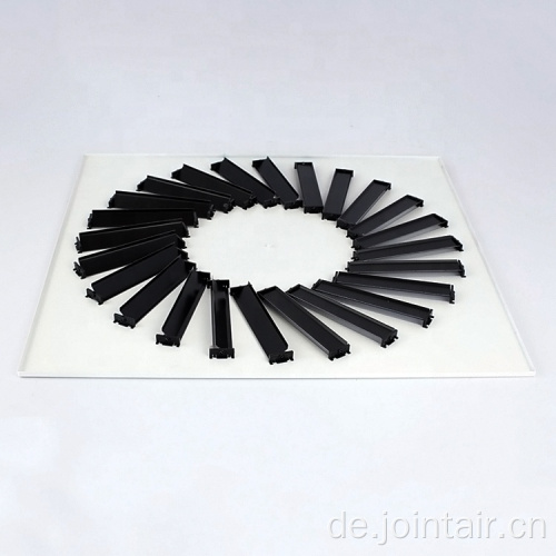 Einstellbar 24 einstellbarer Metall einstellbarer Klingen Square Swirl Diffusor